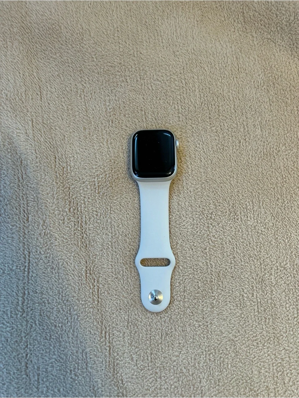 Apple Series 7 41mm Watch with Silicone Apple Watch Band